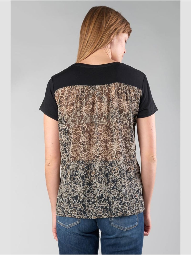 Tee-Shirt DERAY 'Le Temps Des Cerises' Noir - Kiabi