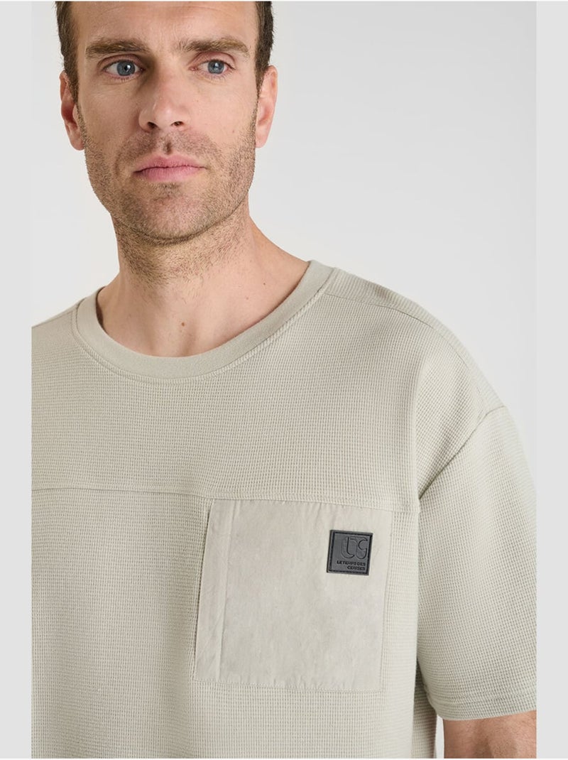 Tee-Shirt DEROS 'Le Temps Des Cerises' Beige - Kiabi