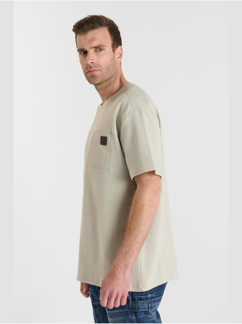 Tee-Shirt DEROS 'Le Temps Des Cerises' Beige - Kiabi
