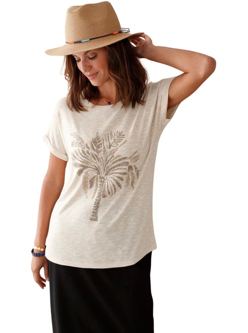 Tee-shirt détails cloutés - DAXON - Kiabi