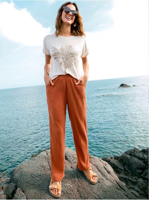 Tee-shirt détails cloutés - DAXON - Kiabi