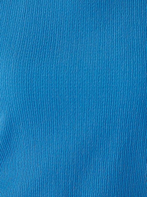 Tee-shirt détails volantés crêpe recyclé, manches 3/4 - damart - Kiabi Tee-shirt détails volantés crêpe recyclé, manches 3/4 - damart - Kiabi