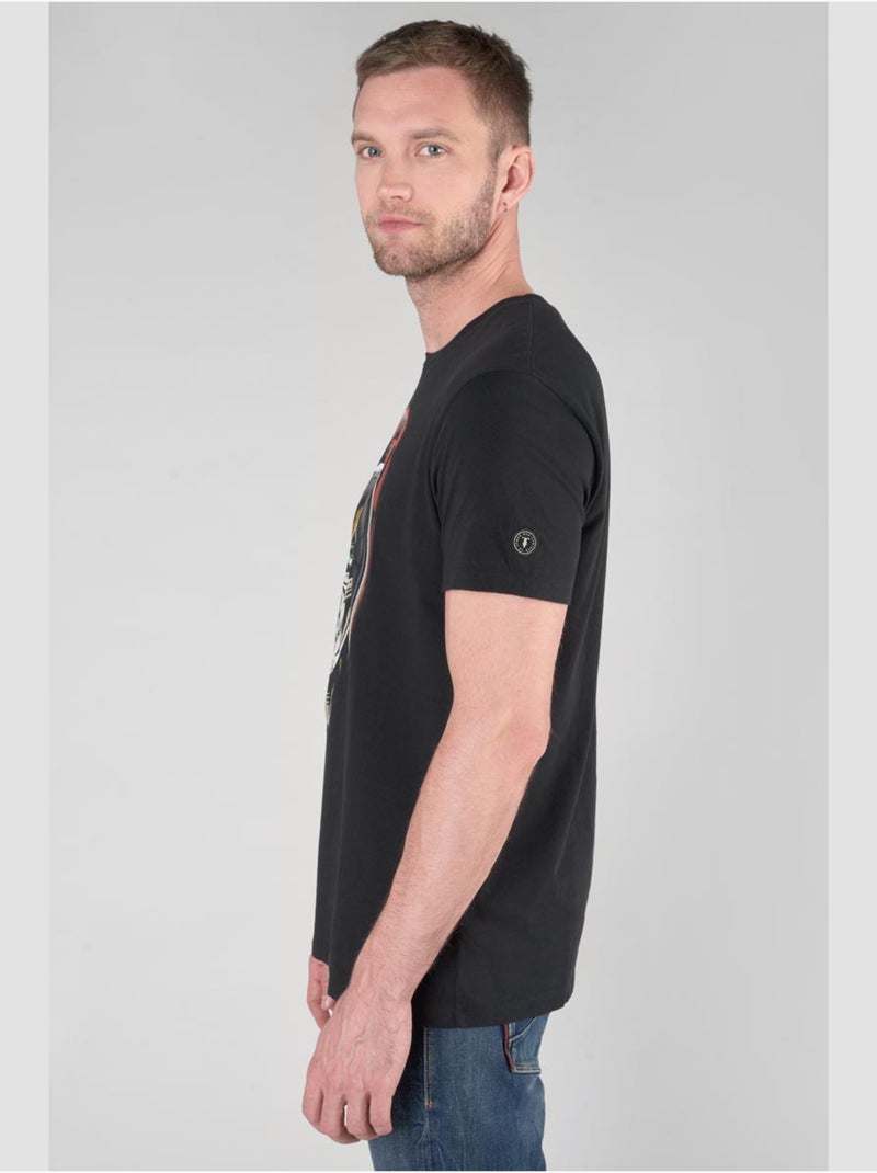 Tee-Shirt DIAROV 'Le Temps Des Cerises' Noir - Kiabi