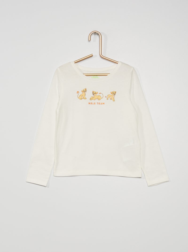 Tee-shirt 'Disney' blanc - Kiabi