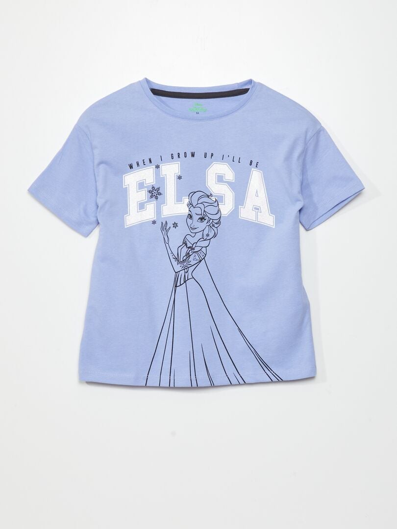Tee-shirt 'Disney' Bleu - Kiabi