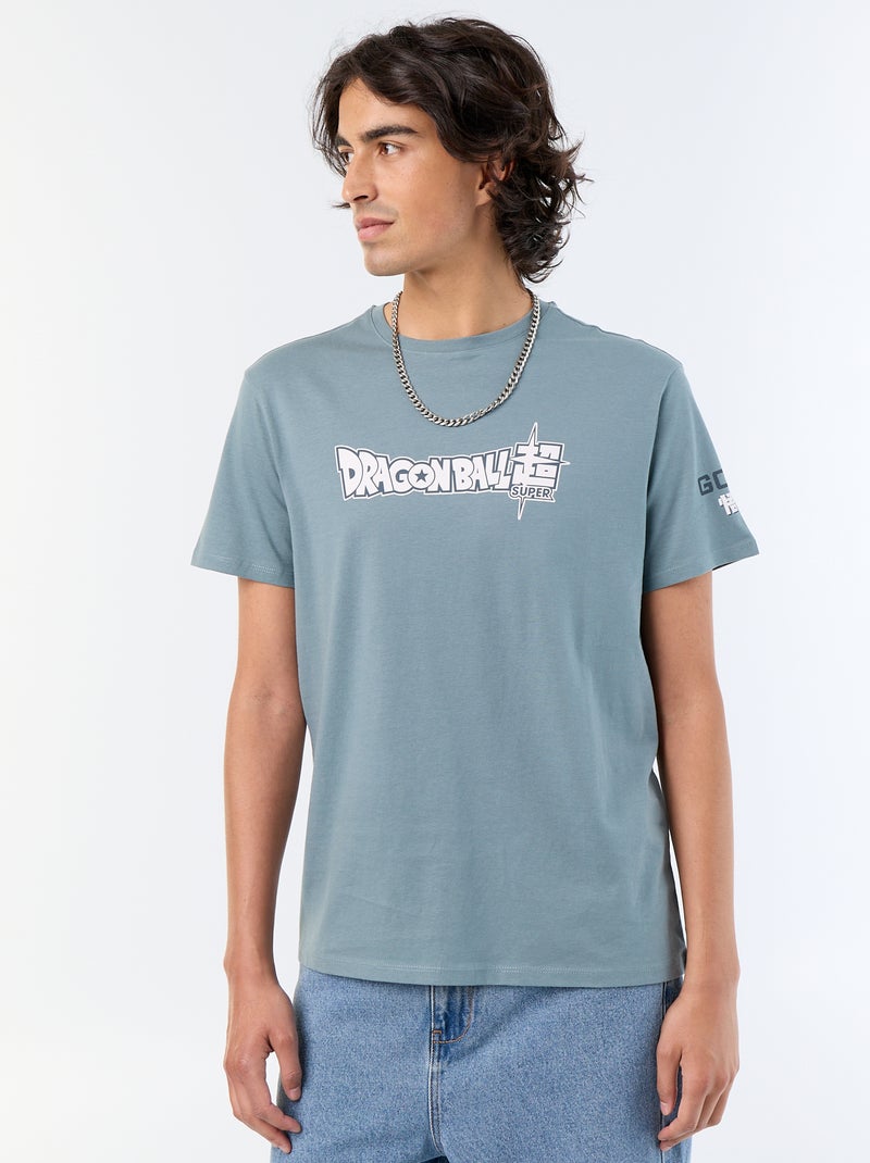 Tee-shirt 'Dragon Ball' à manches courtes Bleu - Kiabi