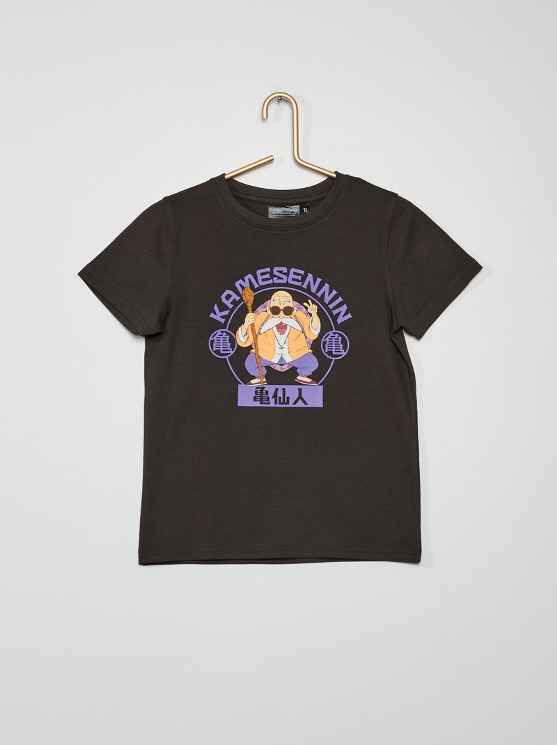 Tee-shirt 'Dragon Ball Z' 'Son Goku' gris foncé - Kiabi