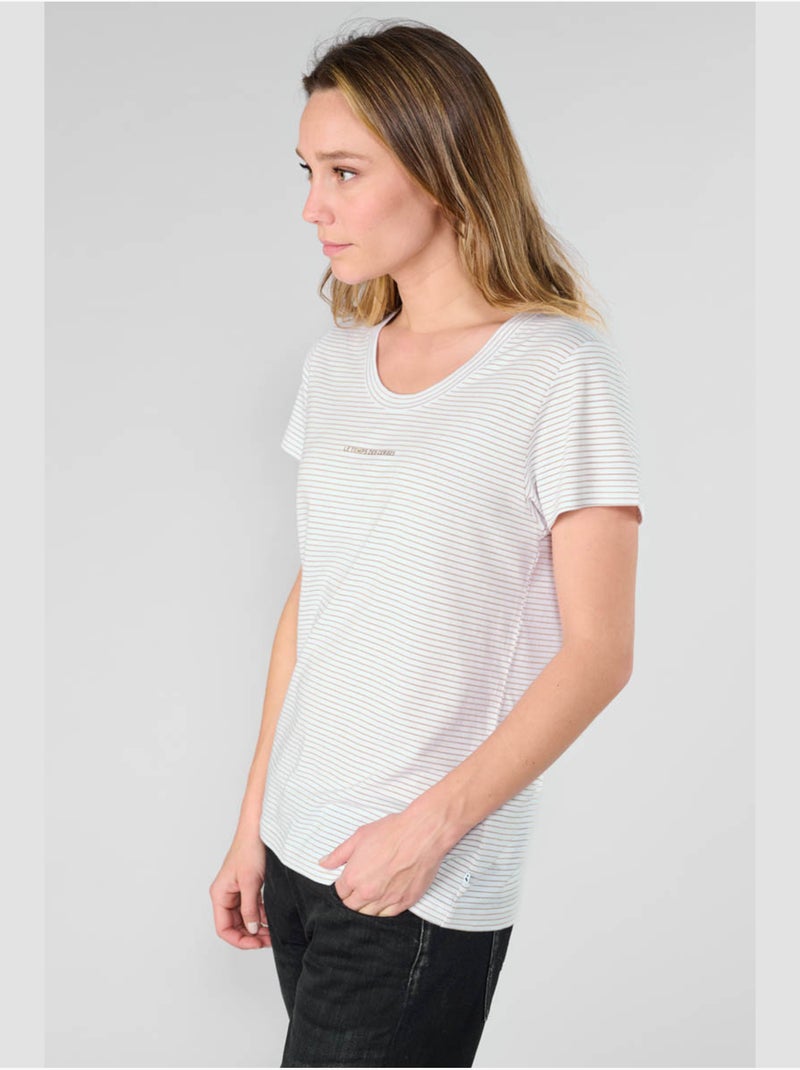 Tee-shirt edwige 'le temps des cerises' Blanc - Kiabi