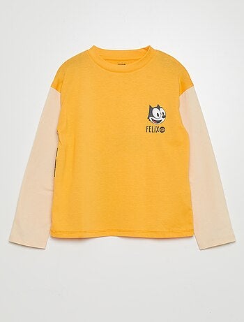 Tee-shirt effet 2 en 1 'Felix The Cat' - Kiabi