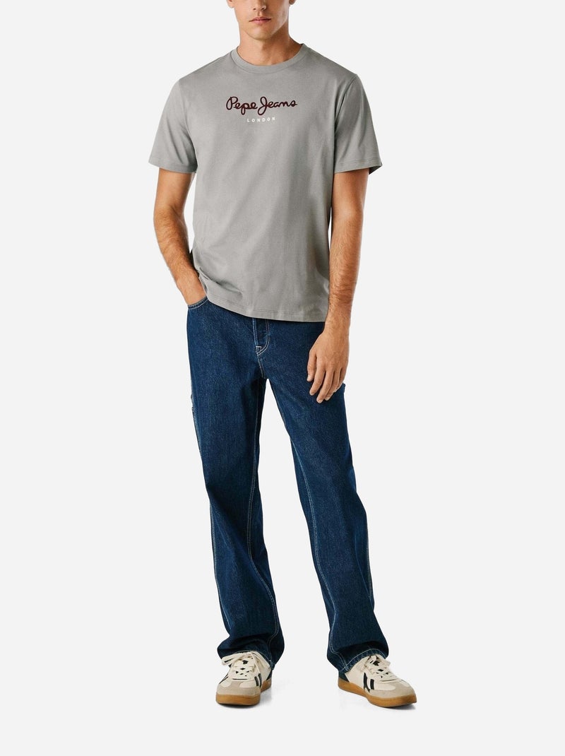 Tee Shirt Eggo - Pepe Jeans Gris - Kiabi