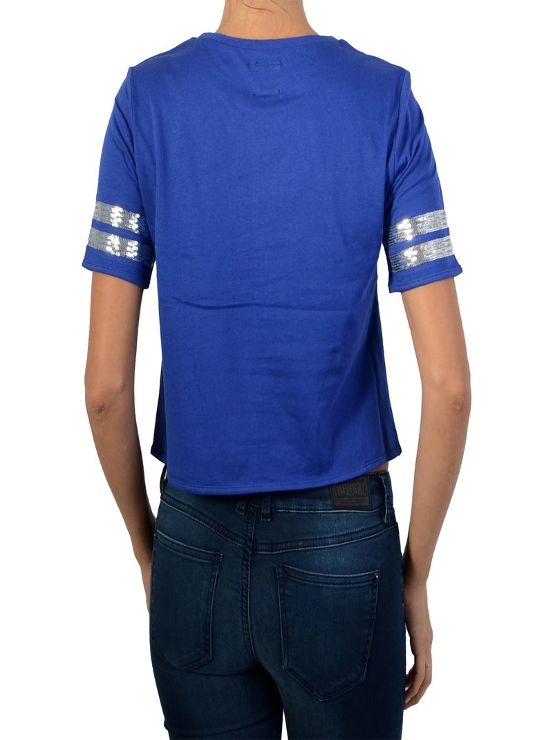 Tee Shirt Eleven Paris Bleu - Kiabi