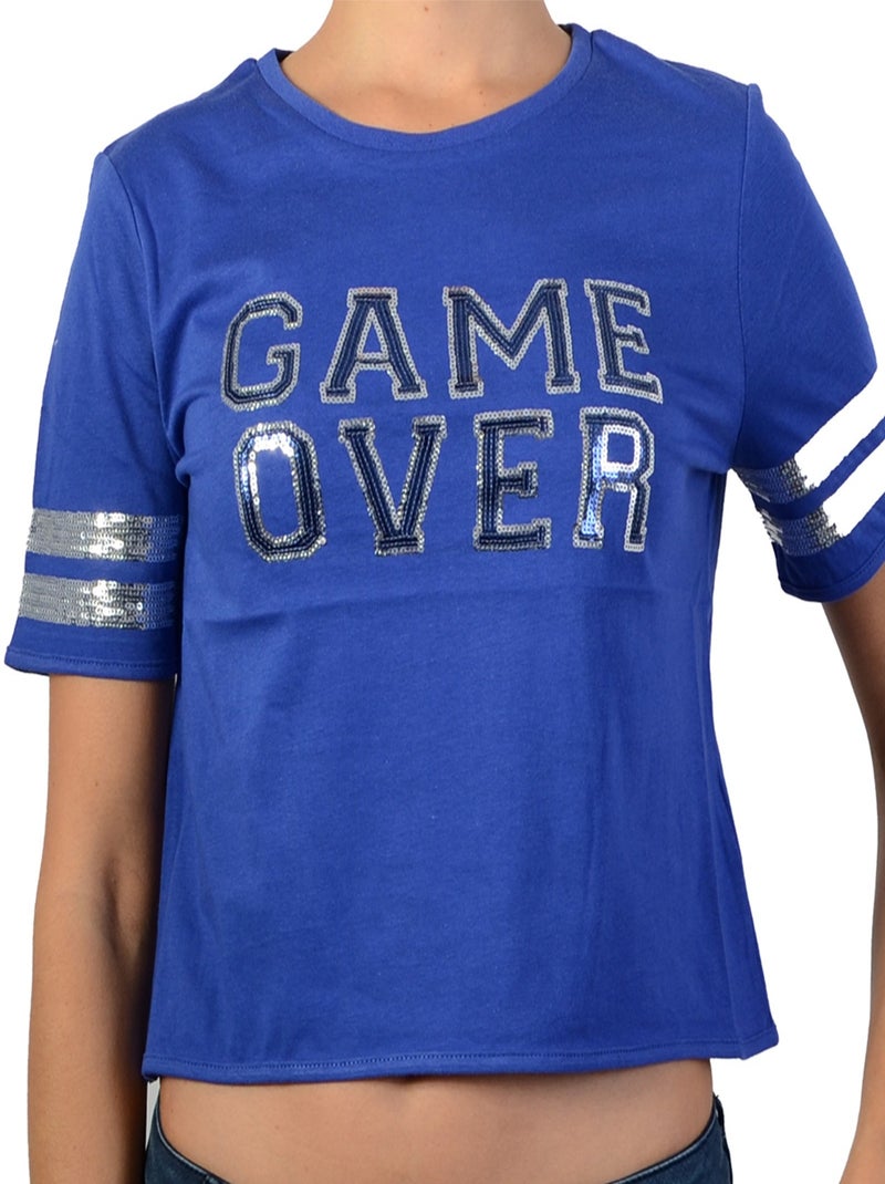 Tee Shirt Eleven Paris Bleu - Kiabi