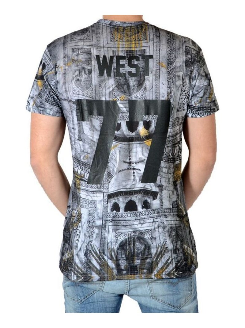 Tee Shirt Eleven Paris Hanye M Olny Print Gris - Kiabi
