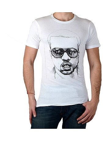 Tee Shirt Eleven Paris Kane Kanye West Blanc
