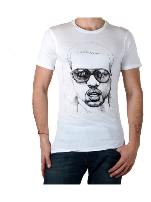 Tee Shirt Eleven Paris Kane Kanye West Blanc - Kiabi
