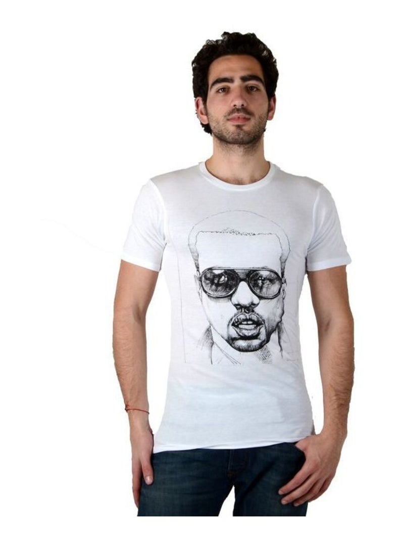 Tee Shirt Eleven Paris Kane Kanye West Blanc Blanc - Kiabi