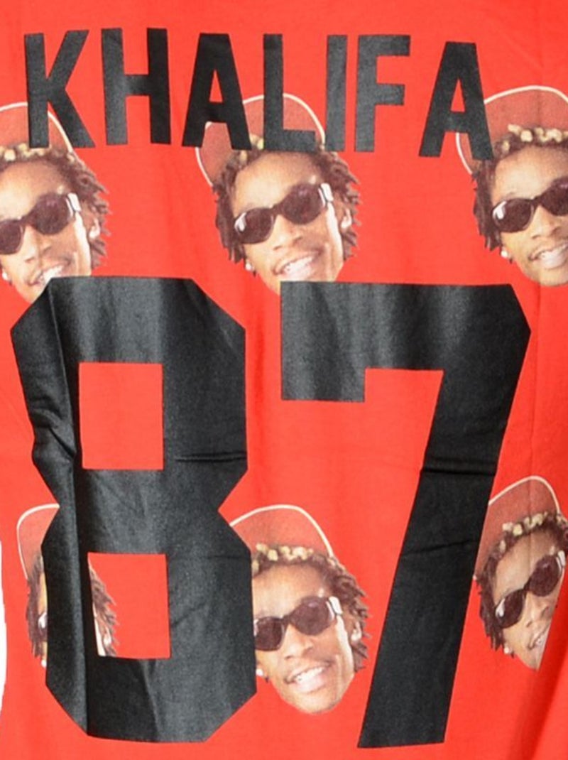 Tee Shirt Eleven Paris Olyfa M Print Rouge - Kiabi