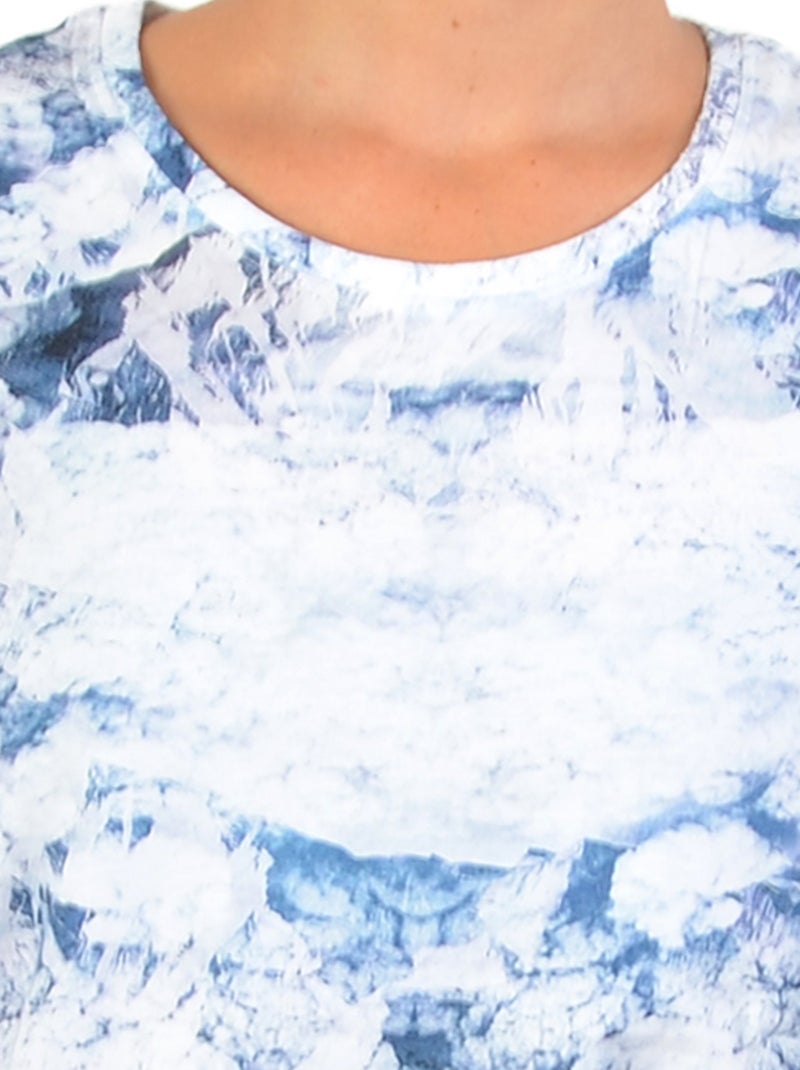 Tee Shirt Eleven Paris Print Blanc - Kiabi