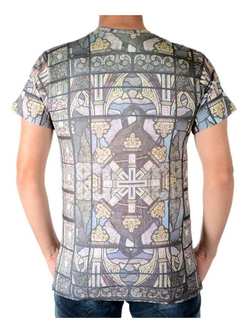 Tee Shirt Eleven Paris Rosse M Olcara Print Gris - Kiabi