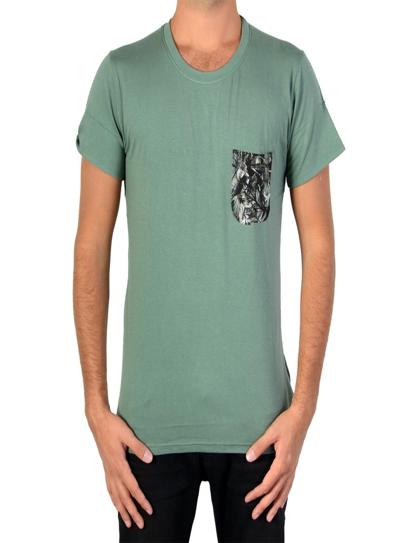 Tee Shirt Eleven Paris Vert - Kiabi