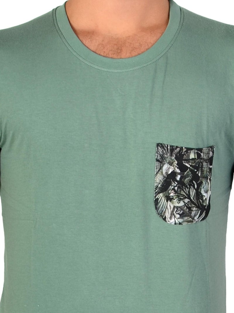 Tee Shirt Eleven Paris Vert - Kiabi
