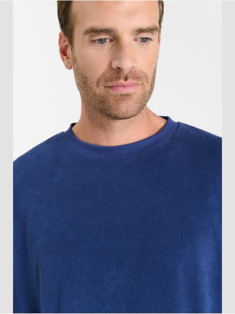 Tee-Shirt ELIX 'Le Temps Des Cerises' Bleu - Kiabi