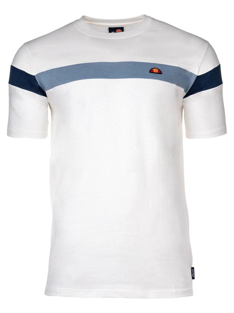Tee Shirt Ellesse Caserio stock perdu Blanc Bleu - Kiabi