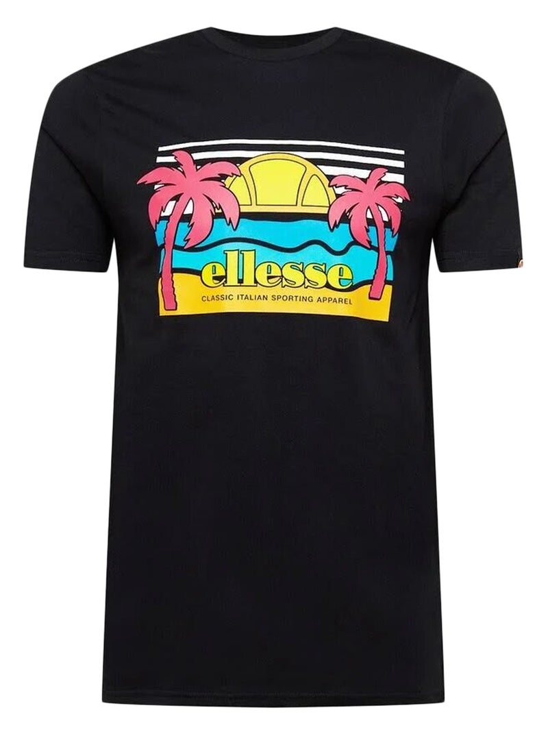 Tee Shirt Ellesse Sechsaro Noir - Kiabi