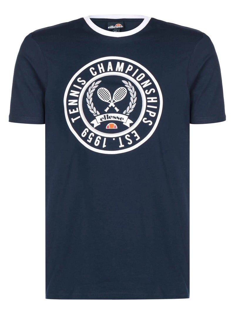 Tee Shirt Ellesse Segna Blanc Bleu - Kiabi