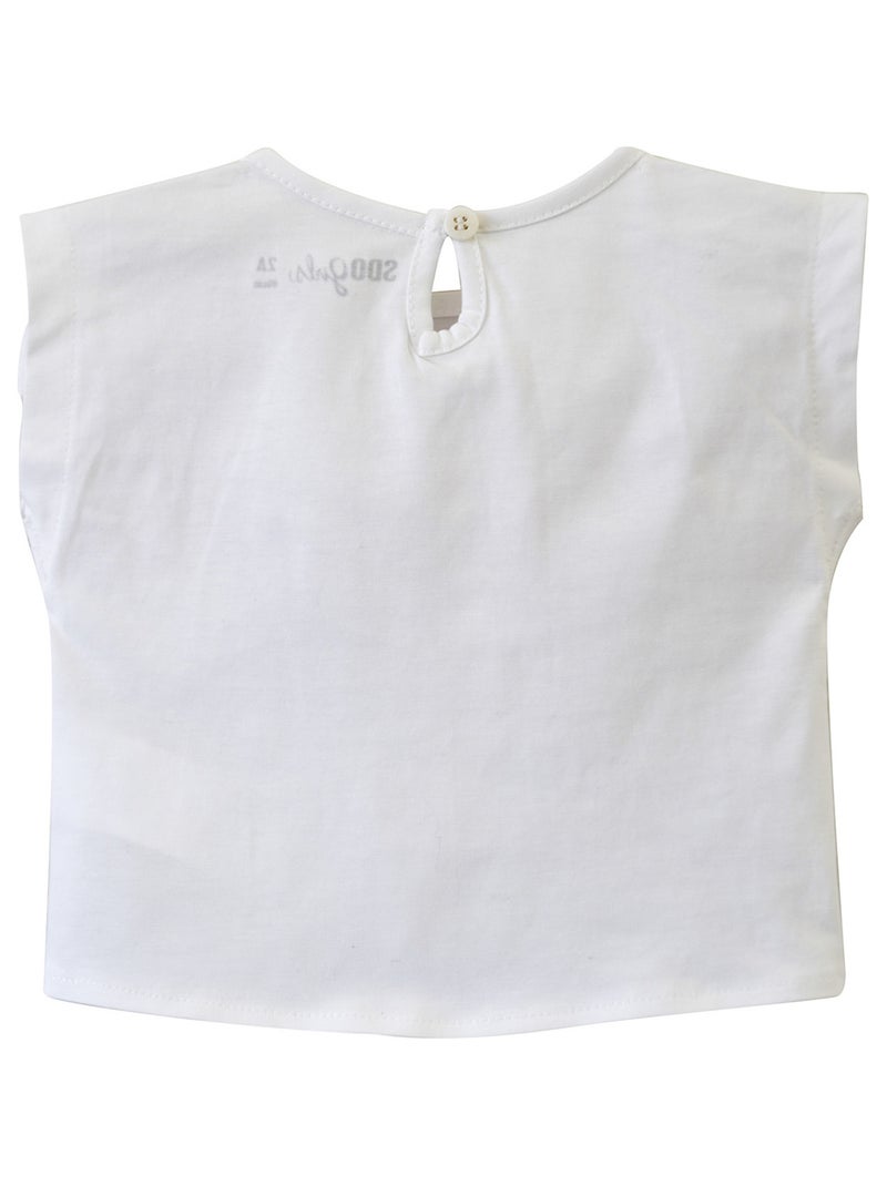 TEE SHIRT ELSA Blanc - Kiabi
