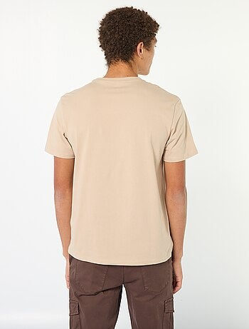 Tee-shirt en coton imprimé à manches courtes