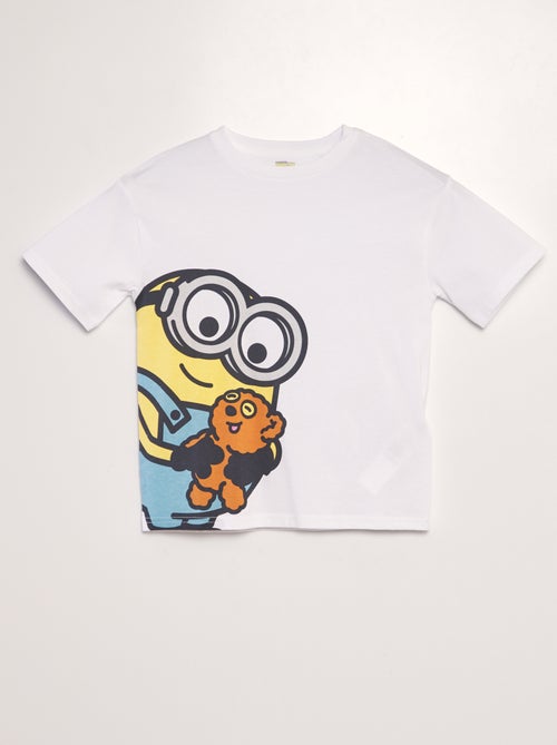 Tee-shirt en coton 'Les Minions' à col rond - Kiabi