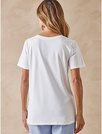 Tee-shirt en coton motif citrons - DAXON