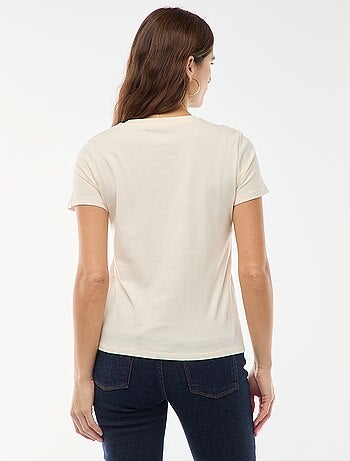 Tee-shirt en jersey manches courtes
