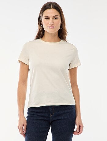 Tee-shirt en jersey manches courtes