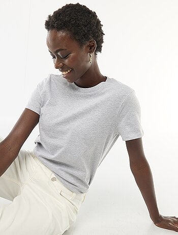 Tee-shirt en jersey manches courtes