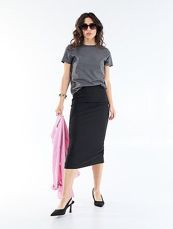 Tee-shirt en jersey manches courtes