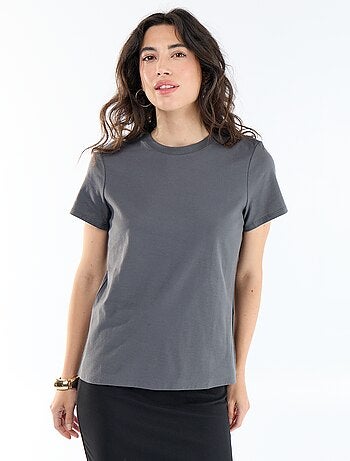 Tee-shirt en jersey manches courtes
