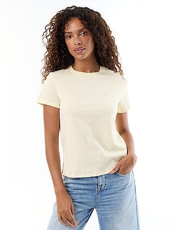 Tee-shirt en jersey manches courtes