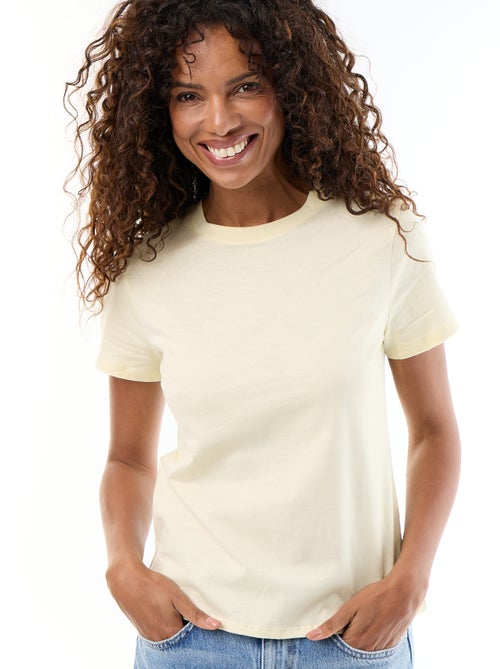 Tee-shirt en jersey manches courtes - Kiabi