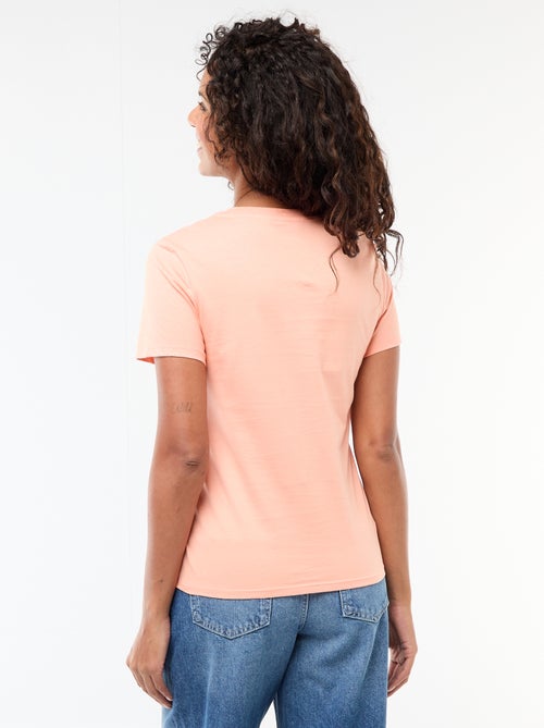 Tee-shirt en jersey manches courtes - Kiabi