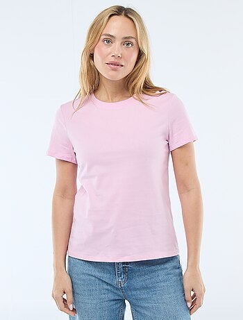 Tee-shirt en jersey manches courtes
