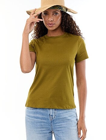 Tee-shirt en jersey manches courtes