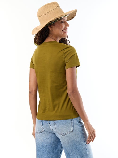 Tee-shirt en jersey manches courtes - Kiabi