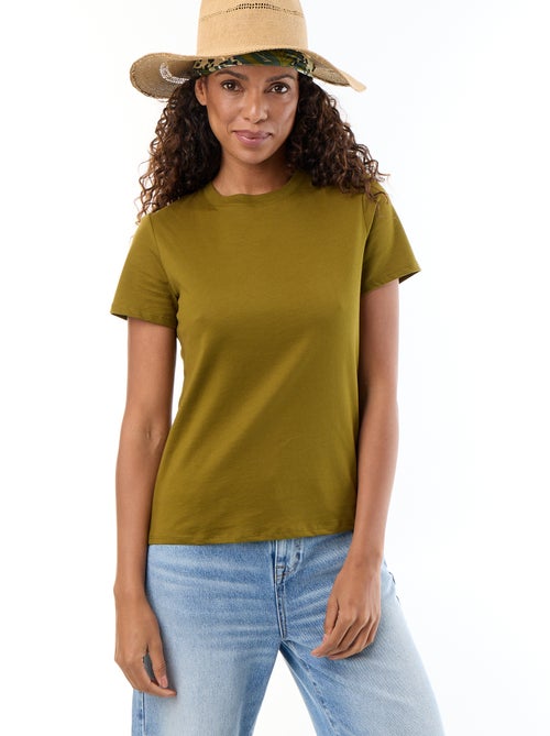 Tee-shirt en jersey manches courtes - Kiabi