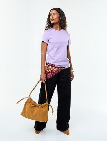 Tee-shirt en jersey manches courtes