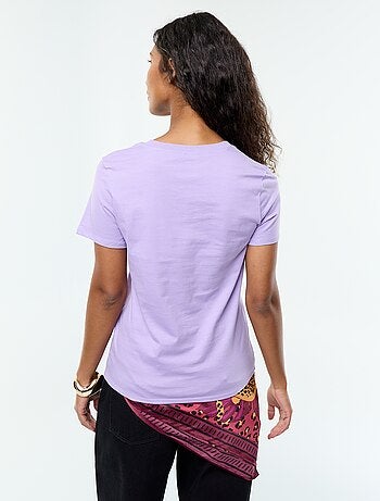 Tee-shirt en jersey manches courtes
