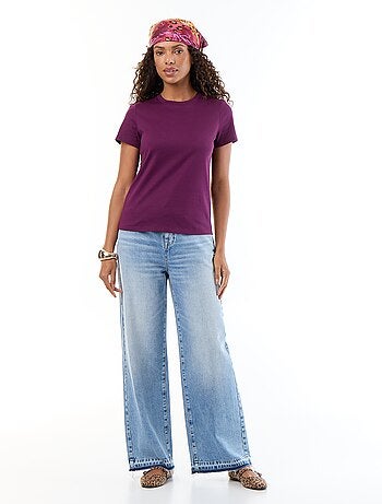 Tee-shirt en jersey manches courtes
