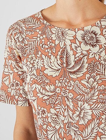 Tee-shirt en lin mélangé - Damart