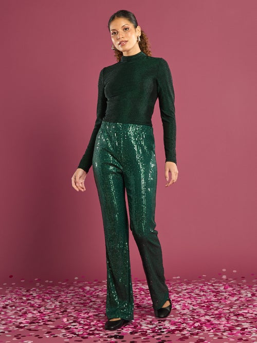 Tee-shirt en maille bisou avec dos échancré - Kiabi